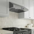 thumbnail image 5 of Streamline 30 in. Montecreto Ductless Undermount 406 CFM Range Hood in Brushed Stainless Steel with Baffle Filters, Touchpad Control, LED Lights, 5 of 18
