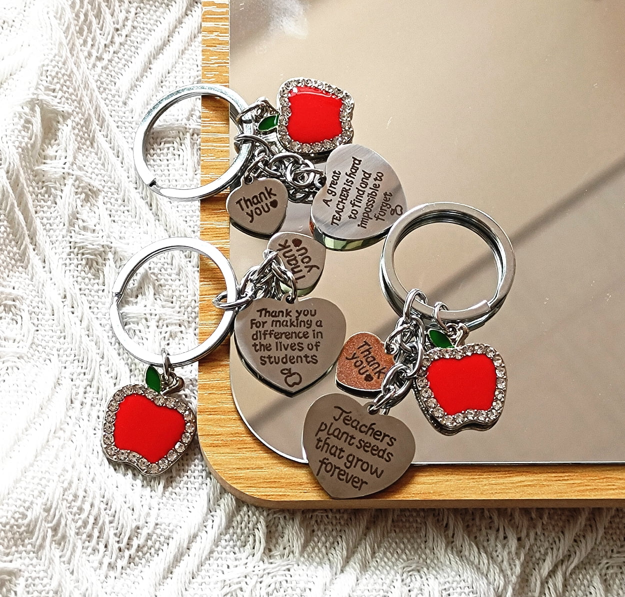 Teacher Appreciation Keychain Gifts, 3 Packs - Perfect for Christmas, Valentines, Birthday & Daycare Teachers - Walmart.com teacher-appreciation-keychain-gifts-3-packs-perfect-for-christmas-valentines-birthday-daycare-teachers-walmart-com