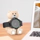 thumbnail image 5 of Soporte De Soporte Soporte de cargador inalámbrico de oso de silicona para Samsung Galaxy Watch4/4 Classic (caqui), 5 of 5