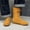 Yellow, variant on Men's Punk Style Short Boots, Stylish and Trendy Lace-Up Ankle Boots with Durable Sole for Casual Wear, Street Fashion, Travel, and Everyday Comfort