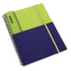 thumbnail image 3 of Cuaderno Oxford tamaño A5 15.8 x 21cms Color morado/verde Con regla y cierre elástico espiral metálico 70 hojas, 3 of 3