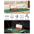 thumbnail image 6 of Leather Desk Mat, Desk Matt for Desktop, Large PU Leather Desk Pad, Waterproof Desk Pad Mat, Office Supplies for Women Men (23.6" x 15.8", Green), 6 of 8