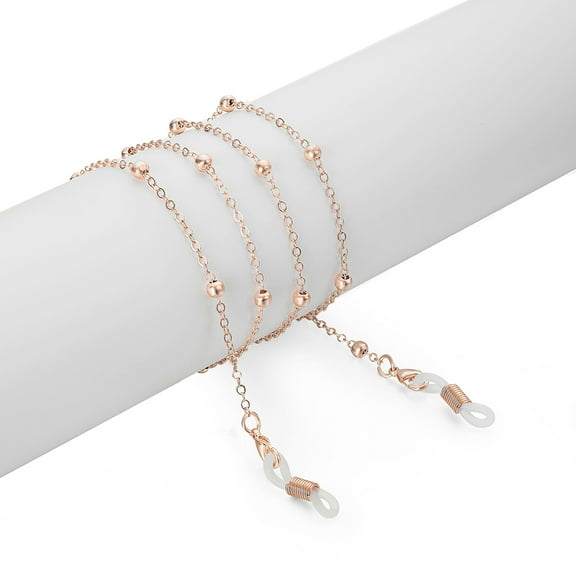 FRCOLOR  2 Pcs Anti-Slip Chain Sunglasses Holder Eyeglass Neck Temple Tips Miss