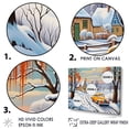 thumbnail image 3 of Designart "Winter Auto Allure" Car/Van Floater Framed Wall Art Prints, 3 of 5