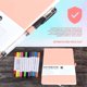thumbnail image 5 of Kit de Diario Punteado, Cuaderno de Tapa A5 con Páginas Numeradas, Kit de Diario Punteado para Principiantes, Color Rosa, 5 of 5