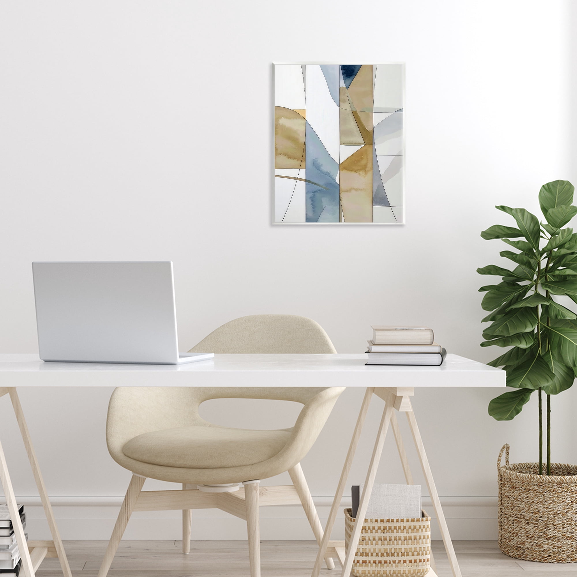 Stupell Industries Geographic Abstract Sections Wall Plaque Art, design by Alonza Saunders
