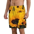 thumbnail image 2 of Fotbe Flower Bush Sunflower Trajes de Baño Estampados para Hombre, Shorts de Verano de Secado Rápido, Ropa de Playa, Bañadores-Large, 2 of 6