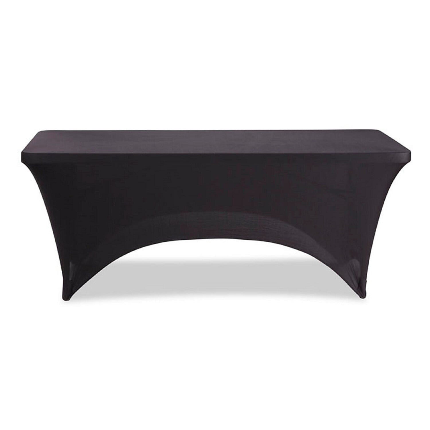 Iceberg, ICE16531, Stretch Fabric Table Cover, 1 Each, Black