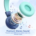 thumbnail image 6 of Kids Headphones, 85/94dB Safe Volume Kids Headphones for School Computer, Kids Wired Headphones with Built-in Microphone, Noise Isolation, Adjustable Headphones Wired for Kids, Girls, Boys, Tablet, 6 of 15
