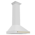 thumbnail image 2 of ZLINE 30 ZLINE Autograph Edition Stainless Steel Range Hood with Stainless Steel Shell and Champagne Bronze Handle (KB4SNZ-30-CB, 2 of 5