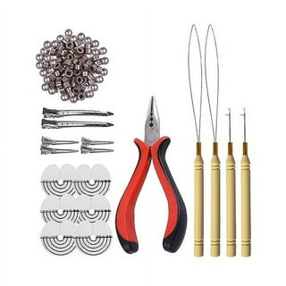 Orgrimmar Hair Extension Tool Kit Hair Extension Remove Pliers Pulling Hook  500 PCS Micro Silicone Rings Bead Device Tool Kits for Professional Hair  Styling Tools Accessory (Light Brown) price in Saudi Arabia