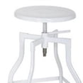 thumbnail image 2 of Adjustable Stool with Swivel, White, 2 of 3