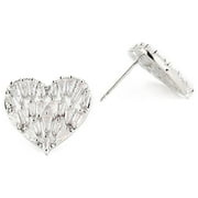 AMRITA SINGH JEWELRY Aiko CZ Heart Earring