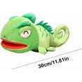 thumbnail image 5 of Chameleon hand puppet, soft lizard toy with movable jaw for kids, educational puppet toy for storytelling time, cute reptile roleplay for girls., 5 of 5