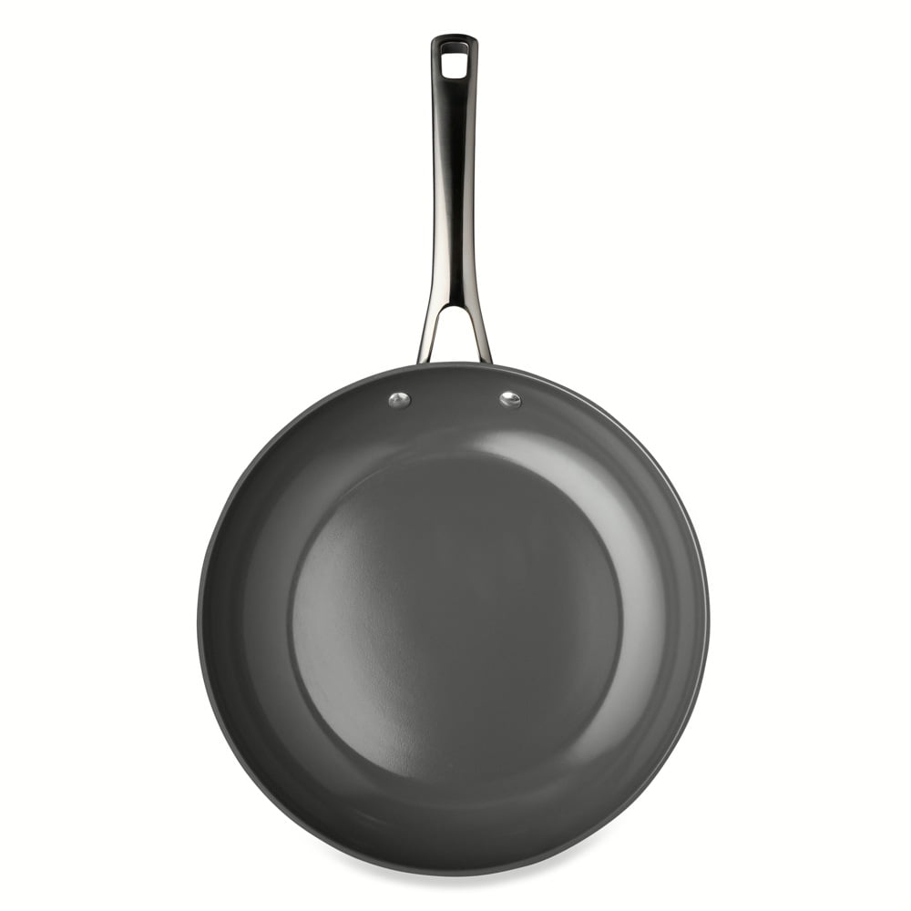 Thyme & Table 10" Non-Stick Signature Ribbed Fry Pan - Grey