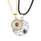 thumbnail image 1 of 2pcs Nano-micro Technology Magnetic Couple Necklaces Gift 100 Languages I Love You Projection Necklaces For Anniversary--Golden-Product code 43222 Golden, 1 of 5