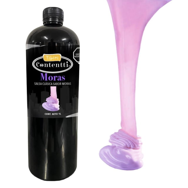Salsa para decorar Tíbiri Contentti Moras 1 litro para decorar Bebidas