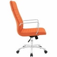 thumbnail image 3 of Modway Finesse Highback Leatherette Office Chair, Multiple Colors, 3 of 5
