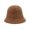 72#Khaki, variant on Women Warm Vintage Bucket Hats Fashion Solid Color Fisherman Hat Slouchy Outdoor Fall Winter Light Brown One Size