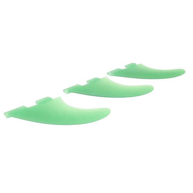 Surfing Fin Set, 3PCS Safe and Stable Surfboard Thruster Fins for FCS1 Surfboards Green