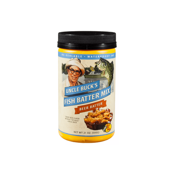 Uncle Buck's Beer Batter Mix - Lightly Seasoned - 21 oz