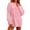Pink, variant on Women Sweatshirt Winter Sweater For Women Womens Sweatshirts Bride Graphic Print Oversized Crew Neck Sweatshirt For Women Casual Lined Pullover Top