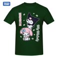 thumbnail image 1 of Camiseta de Sanrio Kuromi & My Melody, camiseta de manga corta Harajuku, camiseta gráfica 100% de algodón, camiseta de marcas, 1 of 4