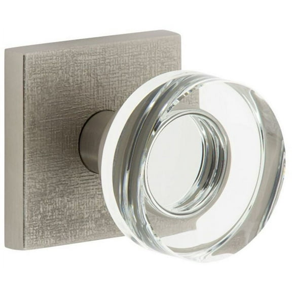 Viaggio Qadmlnclc_Psg_238 Motivo Solid Brass Passage Door Knob Set - Nickel
