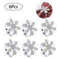 thumbnail image 4 of Servilletas De Copos De Nieve De Navidad Brillantes Anillos De Hebillas De Servilletas De Diamantes De Imitación Para Navidad Fiestas De Bodas Vacaciones Moyic HA043128-02, 4 of 6