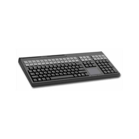 Cherry G86-71401EUADAA 17" POS QWERTY Full-Size USB Mechanical Keyboard Black