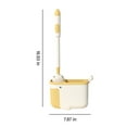 thumbnail image 3 of Toilet Brush With Holder, Long Handle Toilet Bowl Brush, Compact Design, 360° Cleaning Bristles, Wall Mountable, For Bathroom, Sink, Tub, Non-Scratch, Easy To Clean, Durable, 3 of 8