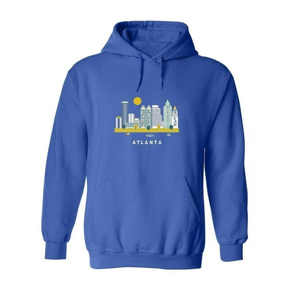 Atlanta Quote With A Sketch Hoodie Women -Image by Shutterstock, Female Large