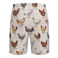 thumbnail image 6 of Naloa Various Chicken Men's Beach Shorts, Surfing shorts, Swim trunks, Quick Dry Swim Trunks for Surfing Beach Fun - X-Large, 6 of 9