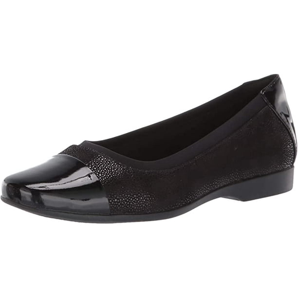 nubuck ballet flats