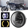 thumbnail image 4 of Luz de circulación diurna Faro LED Vintage de 7 pulgadas luz de circulación diurna de haz alto y bajo señal de giro para motocicleta ANGGREK Otros, 4 of 8