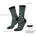 thumbnail image 4 of Logiee River Freshwater Fish Print Adult Socks for Men & Women,Calf Socks, Ankle Socks,Boots Socks,Breathable Casual Sock,Unisex Crew Socks, 4 of 6