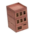 thumbnail image 4 of Rompecabezas 3D de madera para armar, único, sin pintar, de arquitectura de madera, escala 1/72, Europa Estilo A, 4 of 9