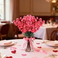 thumbnail image 6 of Valentine's Day Faux Bouquet Decoration | 1-Piece Artificial Flower Arrangement for Desktop, Romantic Decor, and Photography Props | 55cm/21.65in, 6 of 6