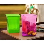 Tupperware Family Mate Square Set of 1-800ml Each (Color May Vary)