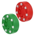 thumbnail image 1 of OFFIGAM Rondelles de hockey pour Rondelle de hockey Synthétique PP Rouge Sec Pratique Professionnelle Compétition 2 Pcs, 1 of 8