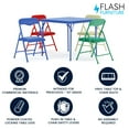 thumbnail image 4 of Flash Furniture Mindy Kids 5-Piece Classroom Folding Table and Chairs Set, Multicolor, 4 of 16