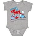 thumbnail image 3 of Inktastic My First Fourth of July Train Boys or Girls Baby Bodysuit, 3 of 5