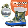 thumbnail image 2 of MCIKCC Unisex Kids Waterproof Rain Boots Rubber Boots for Toddlers Green 1 Big Kid, 2 of 7