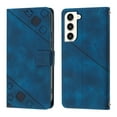 thumbnail image 2 of Tarise Phone Case for Samsung Galaxy S23 5G Case, Premium PU Leather Card Holder Wrist Strap Magnetic Closure Flip Stand Function TPU Interior Book Cover for Samsung S23 5G Wallet Case, Blue, 2 of 7