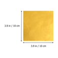 thumbnail image 4 of Gold Tin Foil Food Grade Wrapping Paper for Tea Candy Made of Aluminum Film Paper 300PCS, 4 of 4