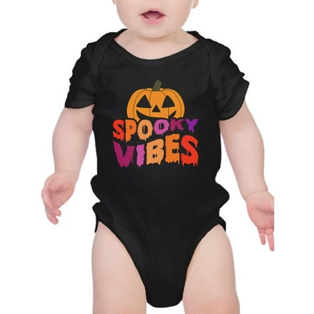 

Spooky Vibes. Retro Pumpkin Bodysuit Infant -Image by Shutterstock 6 Months