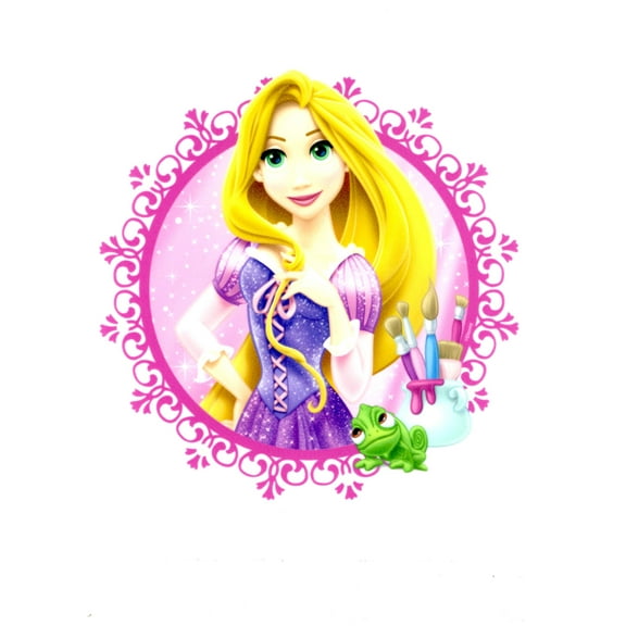 Tangled Rapunzel Edible Cupcake Toppers Decoration Icing Image