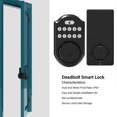 thumbnail image 2 of Portable Sturdy Alloy Materials Digit Combination Lockable Bolt Security Padbolt Accessory for Gate and Sheds Supplies, 2 of 5