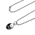 thumbnail image 2 of I Want to Be Abducted UFO Aliens Funny Humor Antiqued Oval Charm Pendant with Chain, 2 of 4