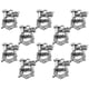thumbnail image 3 of 10pcs Drum Charms Metal Jewelry Charms Keychain Charms Necklace Bracelet Making Supplies, 3 of 3